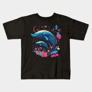 Whale Mothers Day Kids T-Shirt